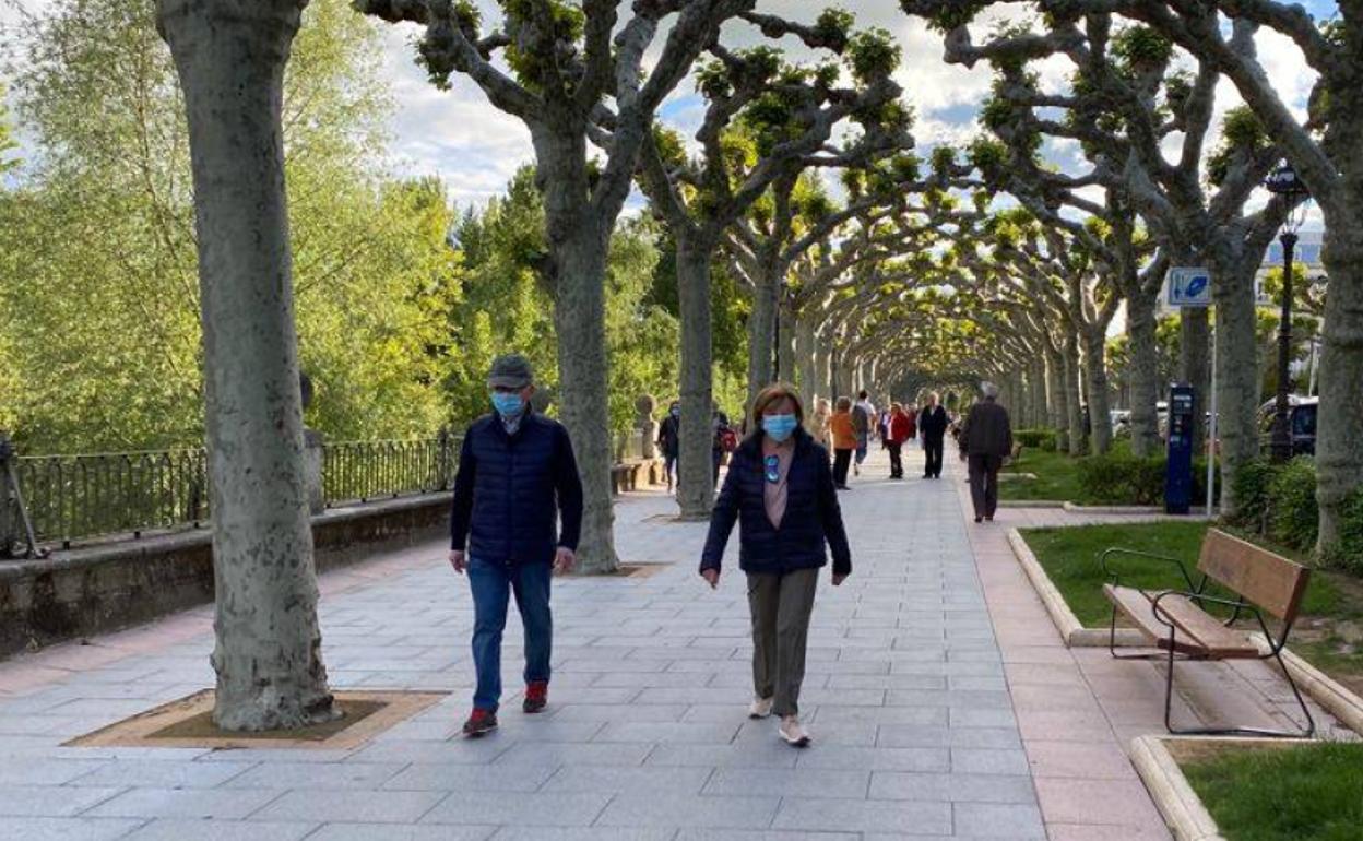 Paseo de El Espolón de Burgos.