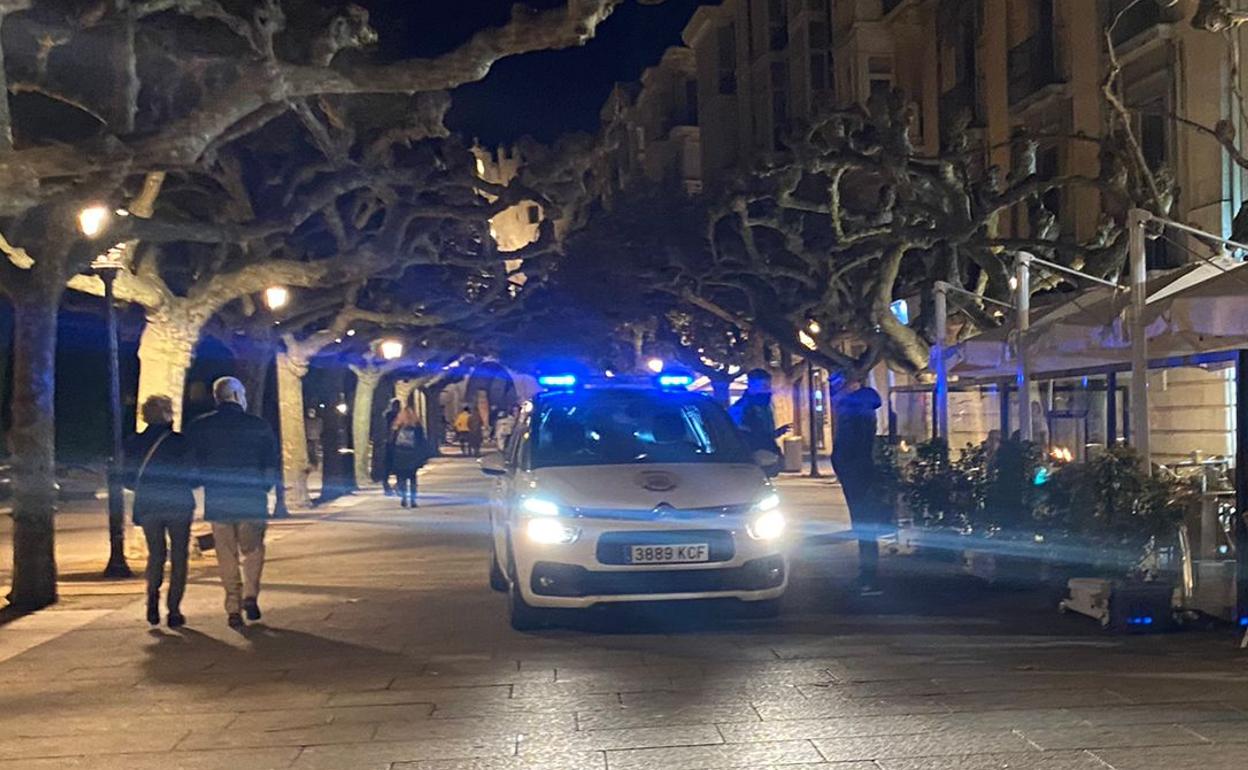 La Policía Local en el Espolón.