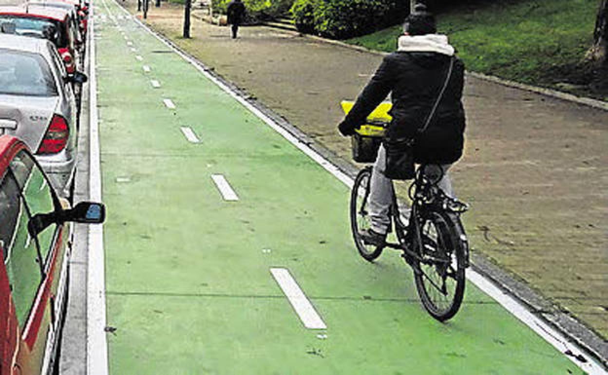 Carril bici. 