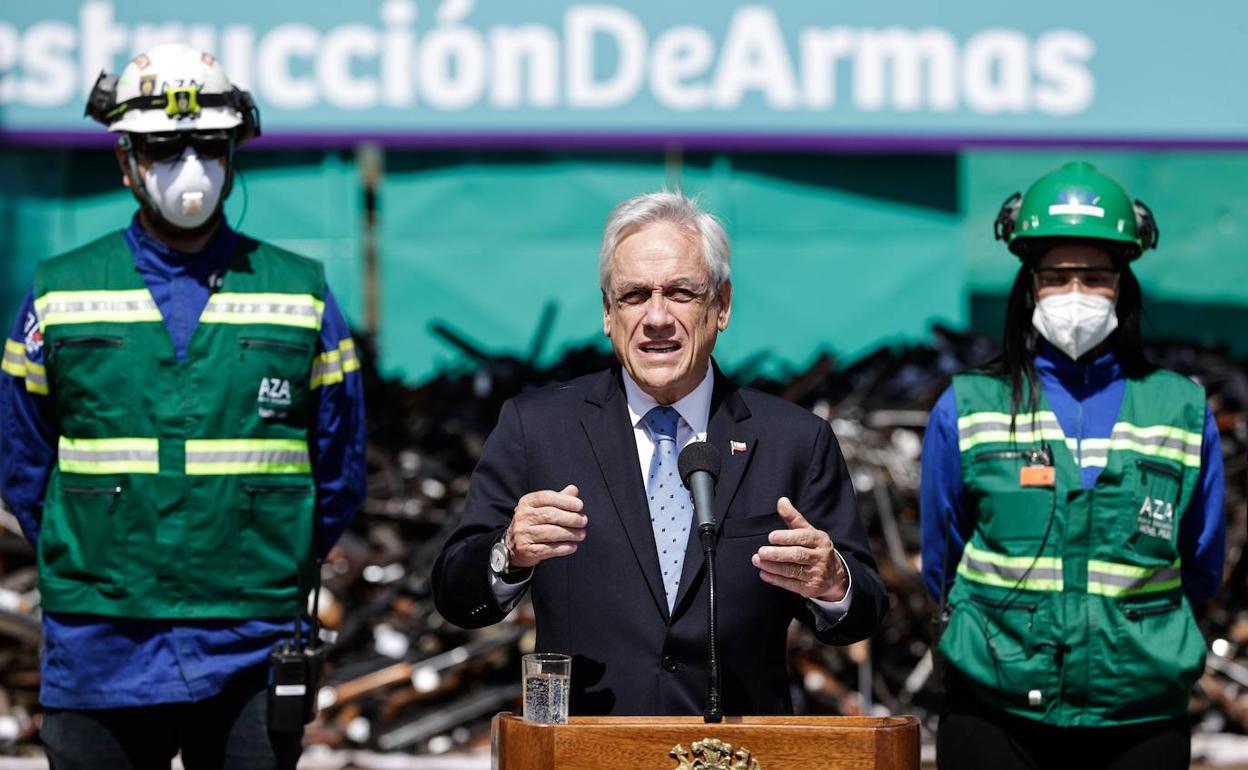 Sebastián Piñera, presidente de Chile.