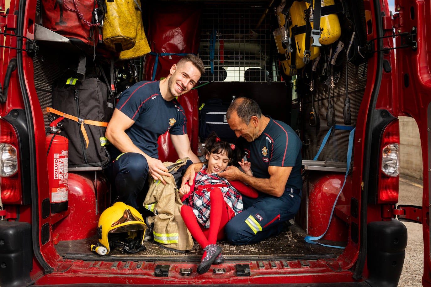 Fotografía de Chomi Delgado para el calendario solidario