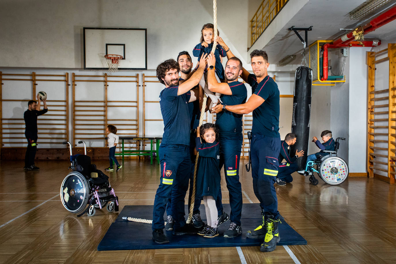 Fotografía de Chomi Delgado para el calendario solidario