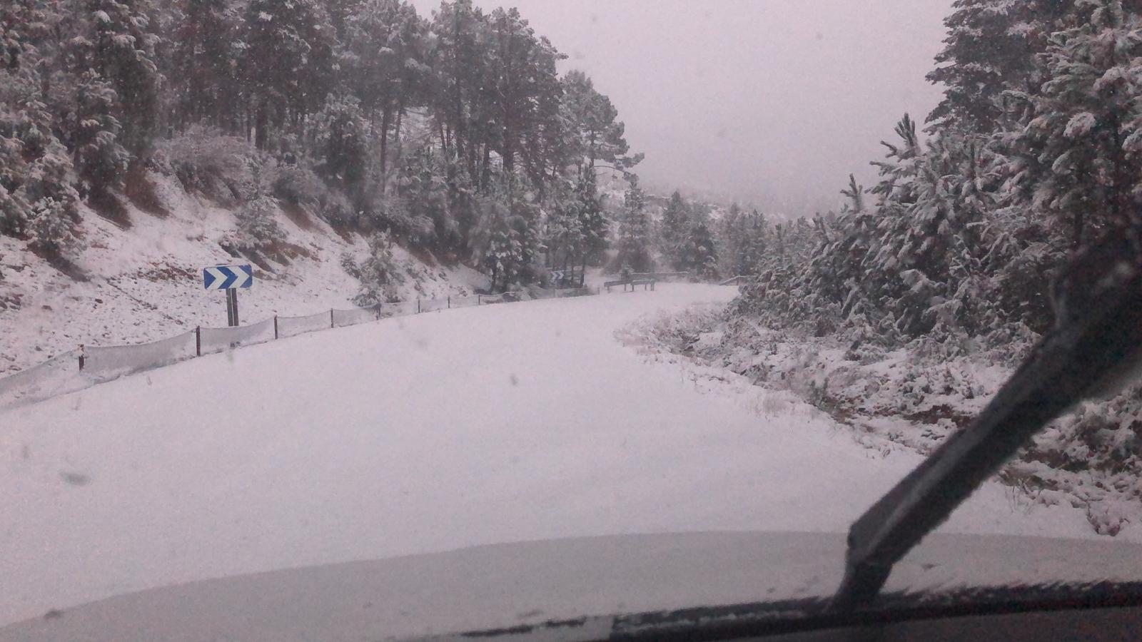 Nieve en el collado de Neila.