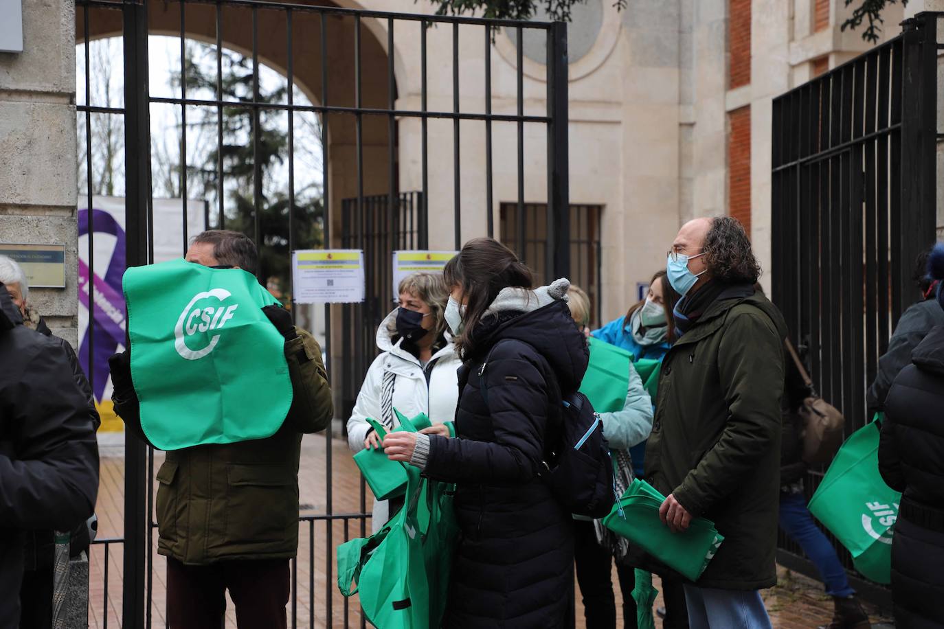 Fotos: Protesta contra la reforma de la Ley Mordaza en Burgos