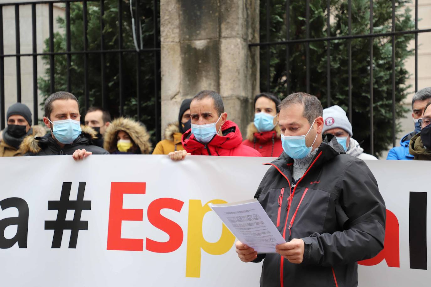 Fotos: Protesta contra la reforma de la Ley Mordaza en Burgos
