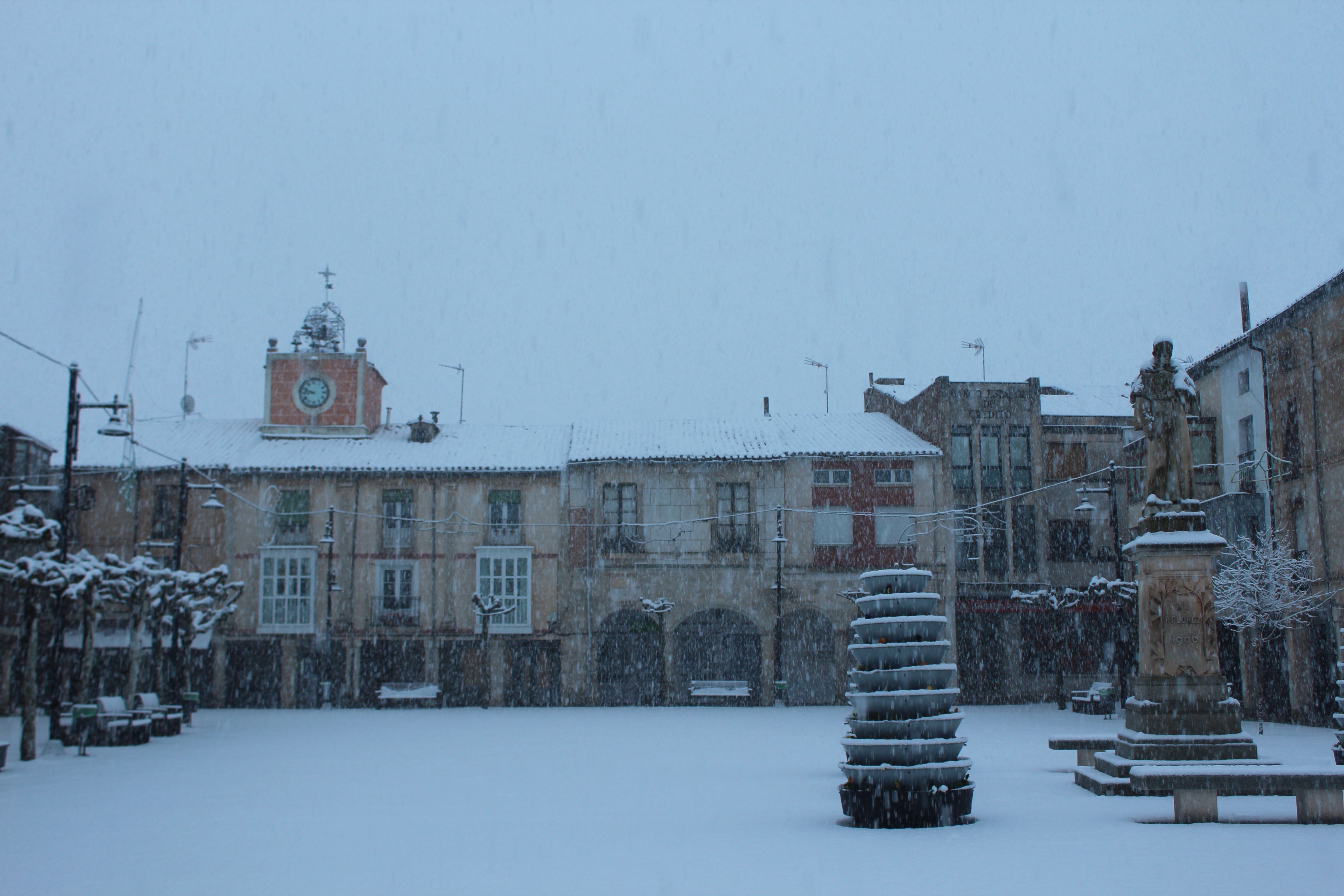 Fotos: La nieve se extiende por la provincia de Burgos