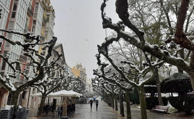 Burgos activa el operativo invernal, con los accesos al Castillo cerrados y SEMAT repartiendo sal