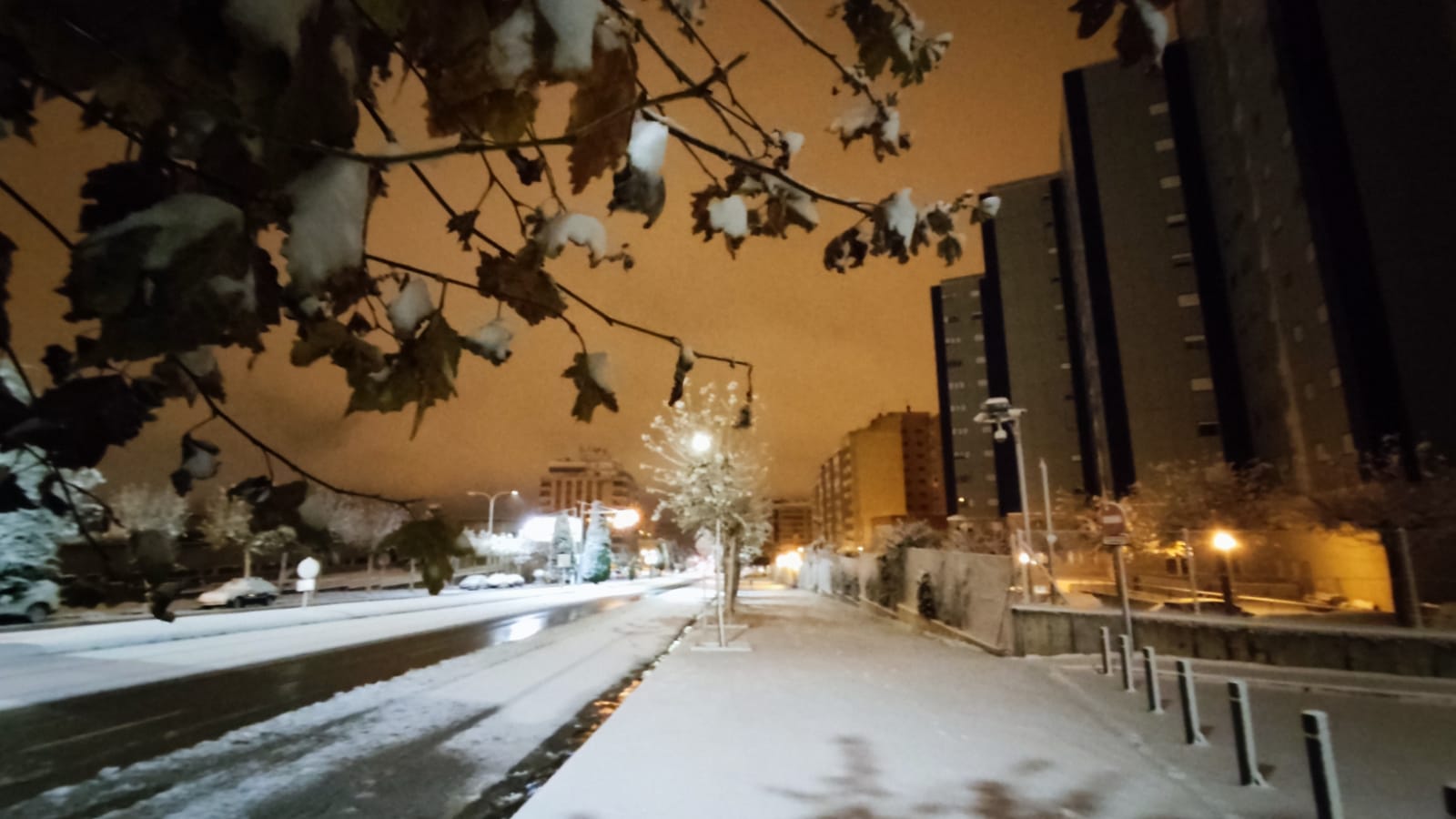 Fotos: La nieve aprovecha la noche para cubrir la provincia