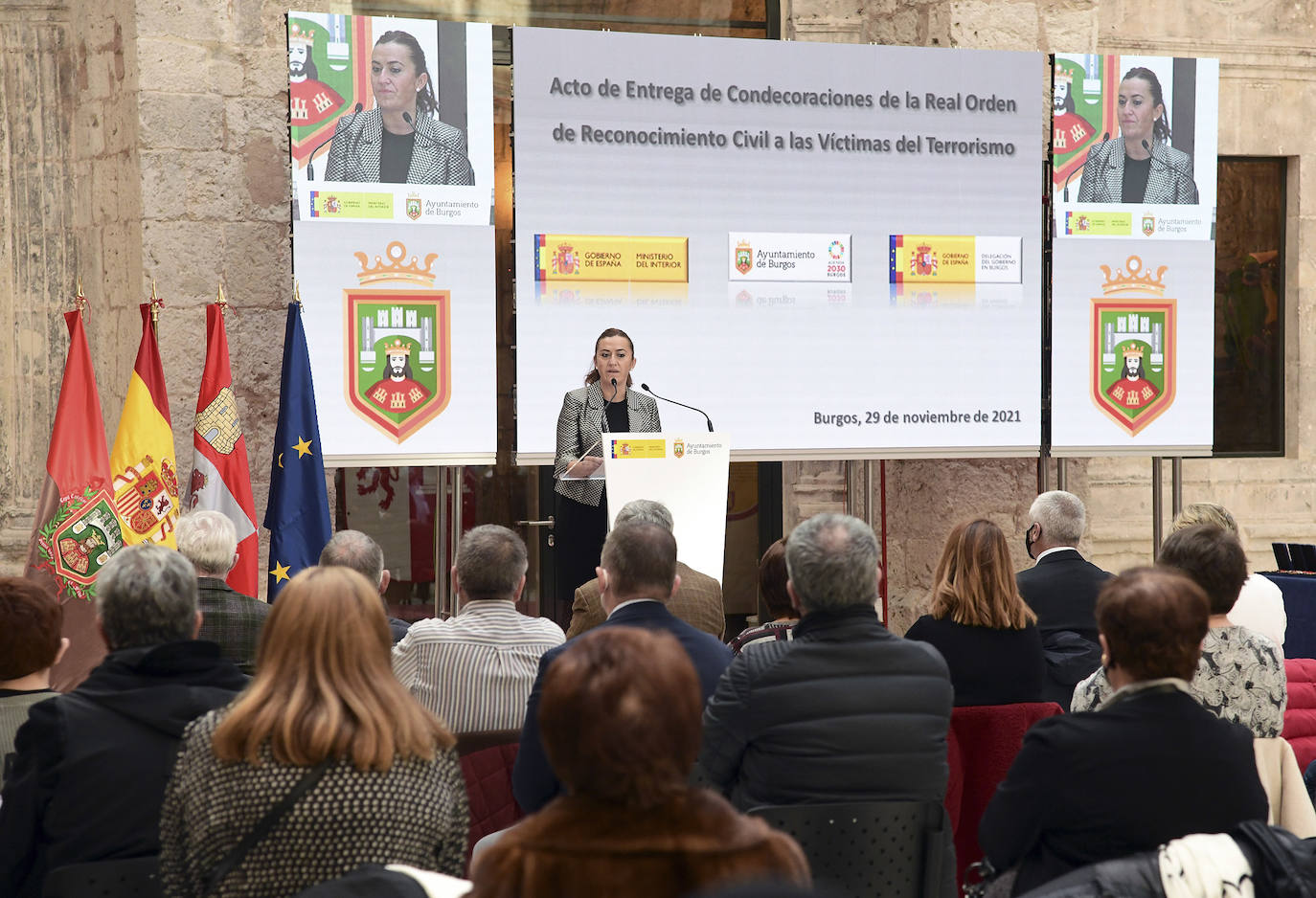 Fotos: Acto entrega de condecoraciones de la Real Orden de Reconocimiento Civil a las Víctimas del Terrorismo