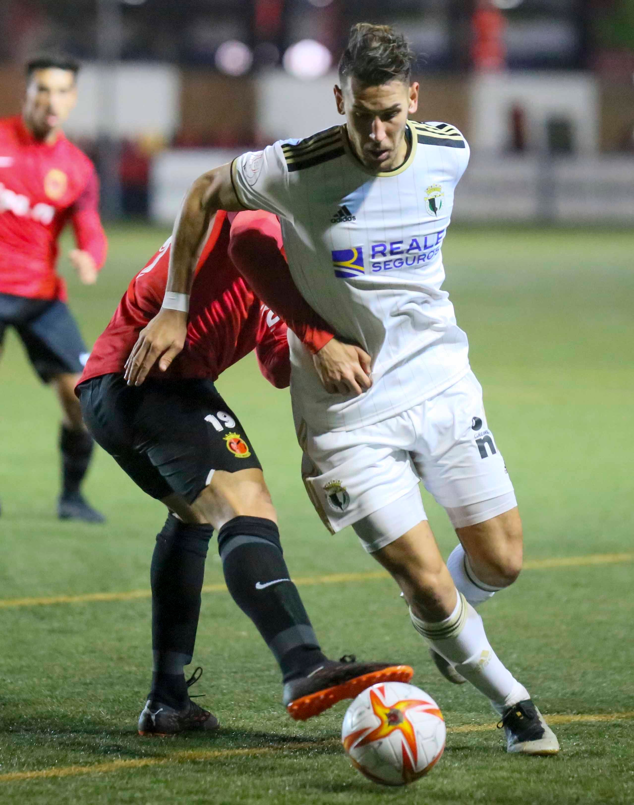 El Burgos celebra el gol de la clasificación