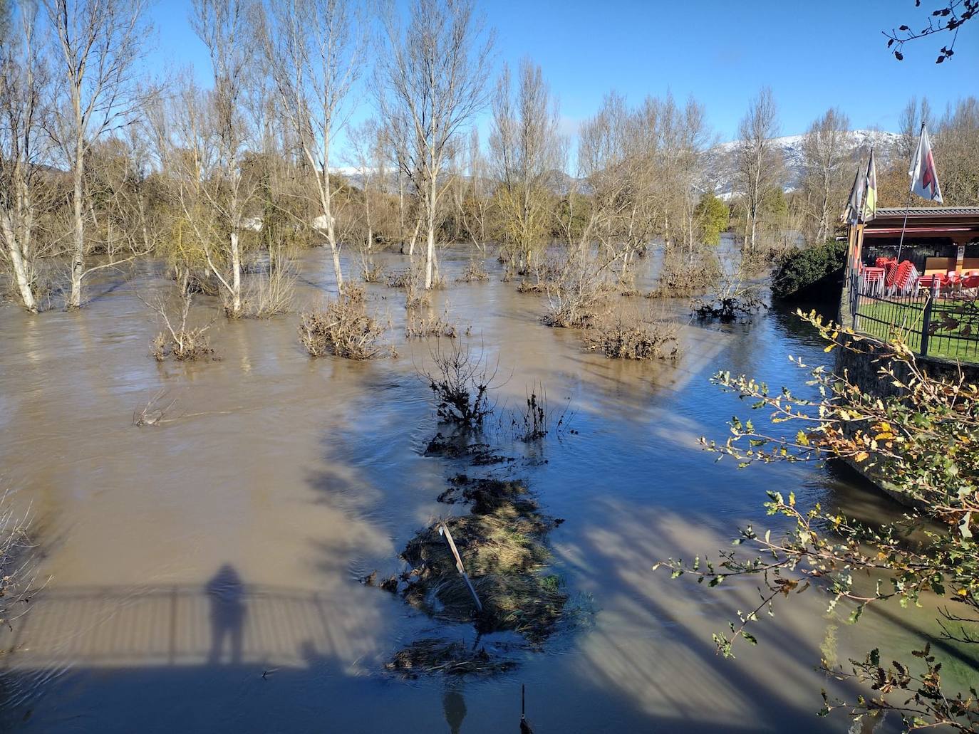 Inundaciones en Miranda de Ebro.