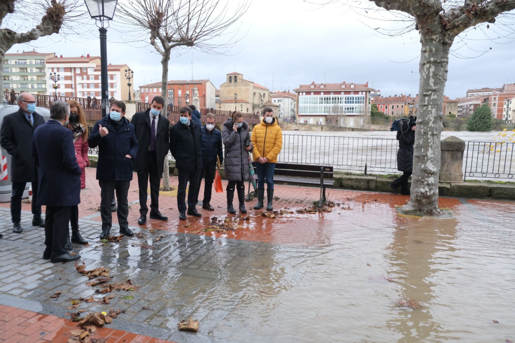 Los ríos del norte de la provincia se desbordan tras las últimas nevadas y lluvias.