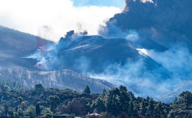 Imagen del volcán de La Palma