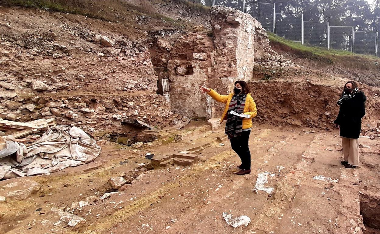 Concluye una nueva campaña de excavaciones en la iglesia de San Román.