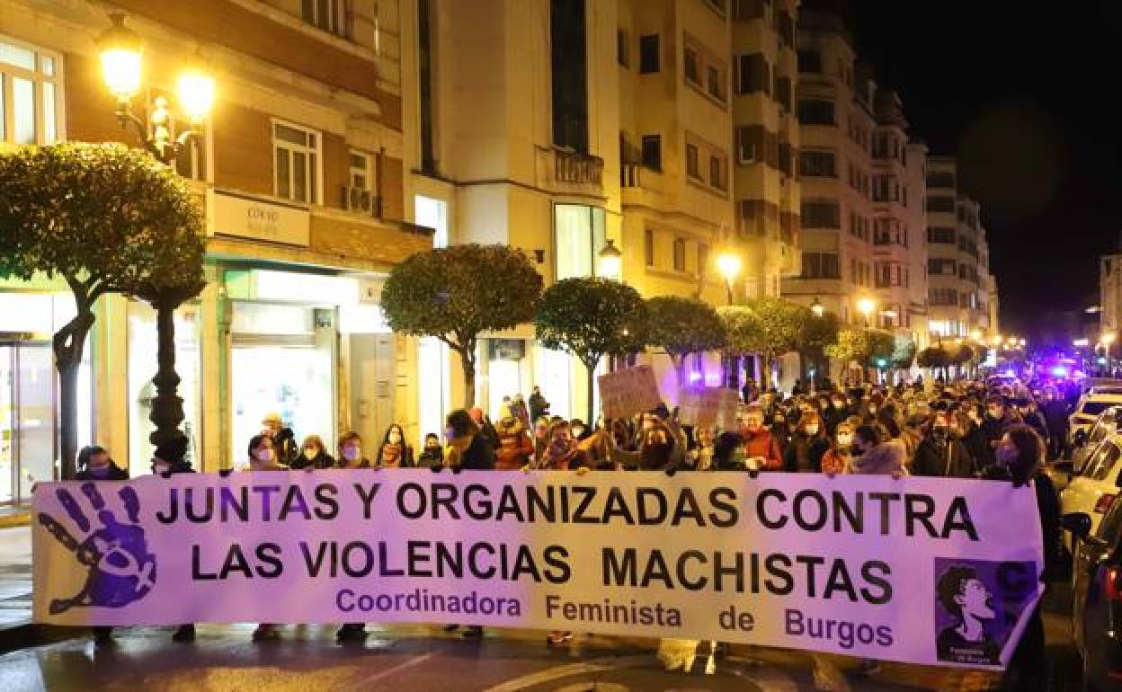 Manifestación contra las violencias machistas.