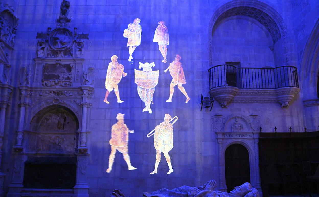 Inauguración de las visitas nocturnas a la Catedral de Burgos.