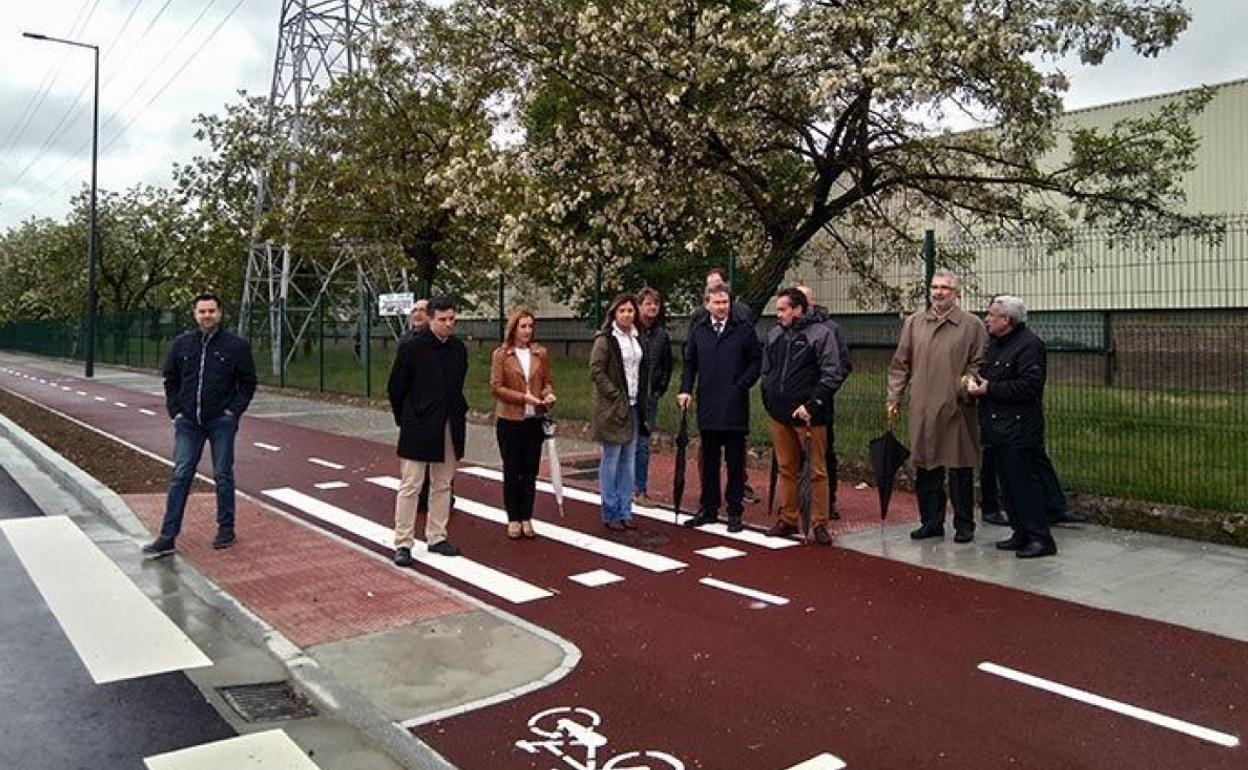 Presentación de la remodelación de la calle Alcalde Martín Cobos en 2017.