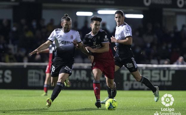 Imagen del último partido del Mirandés