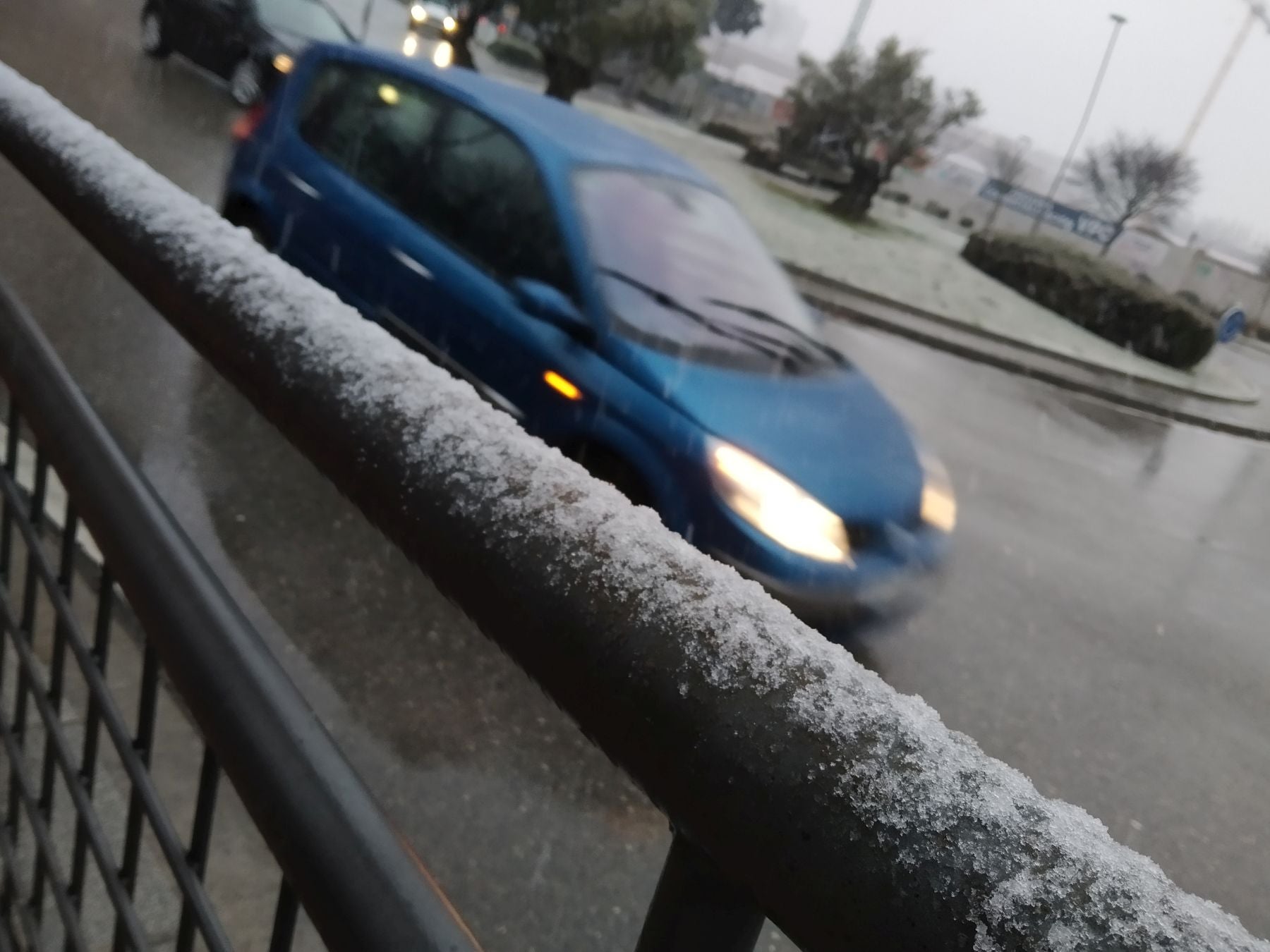 Fotos: Primera nevada del año en Burgos