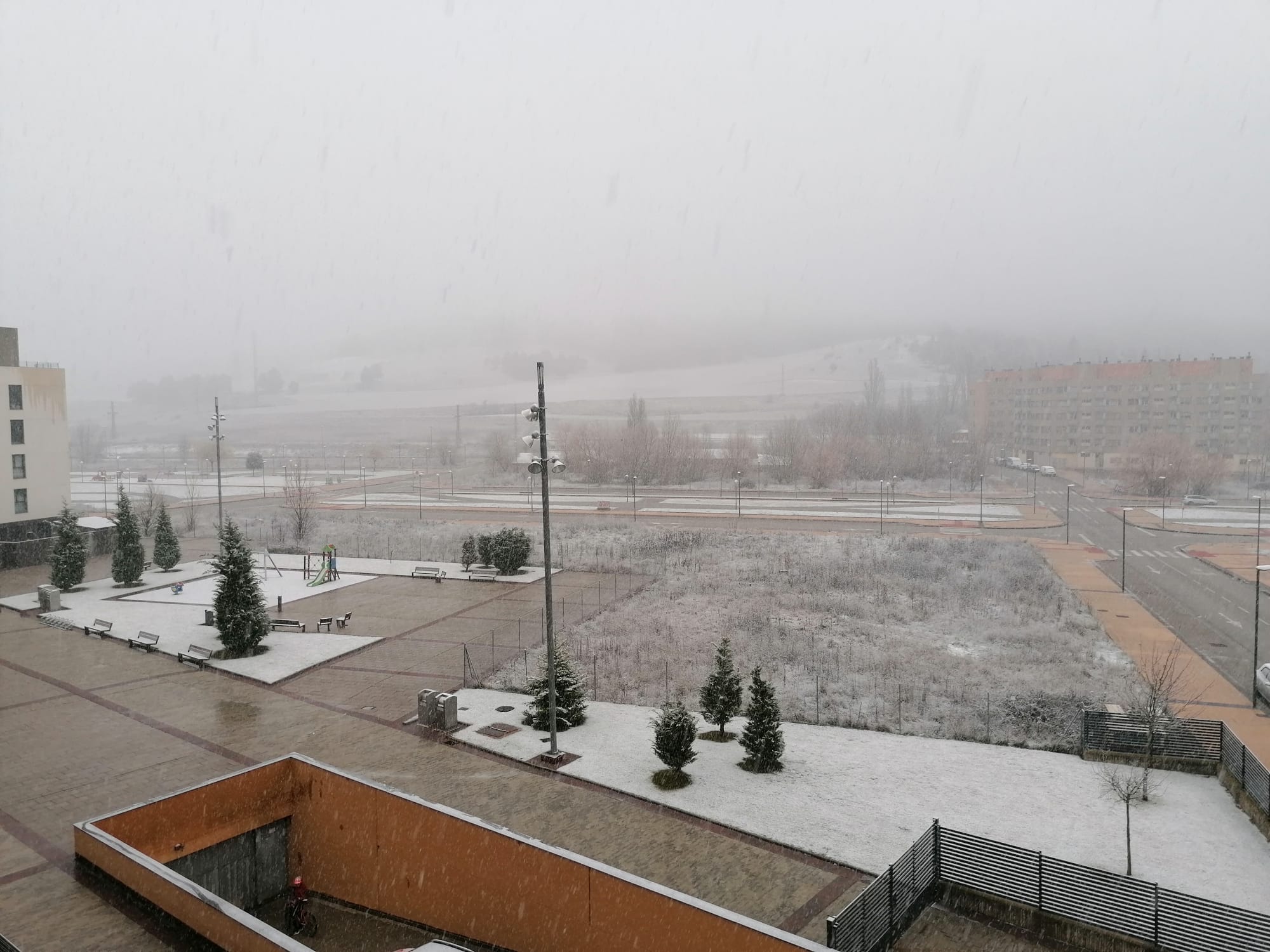 Fotos: Primera nevada del año en Burgos