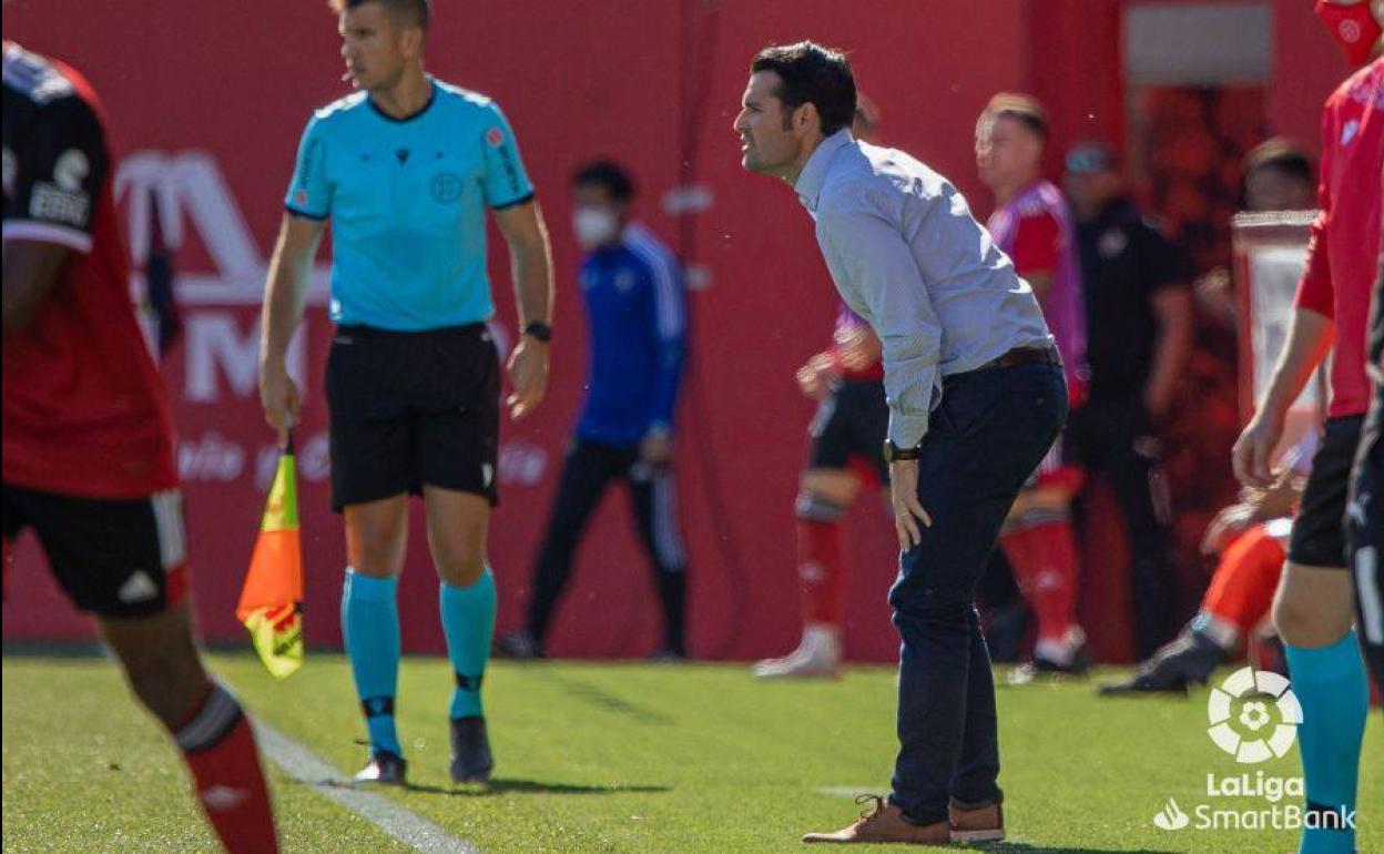 Lolo Escobar, en un partido de esta temporada.