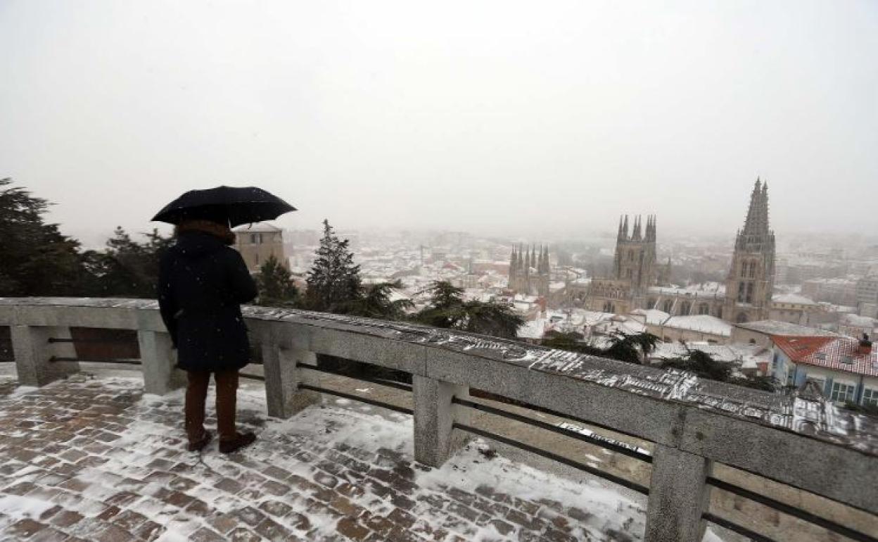 La nieve de Filomena cubrió de blanco la ciudad hace un año.