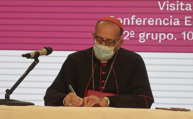 El cardenal presidente de la Conferencia Episcopal Española (CEE), Juan José Omella. 