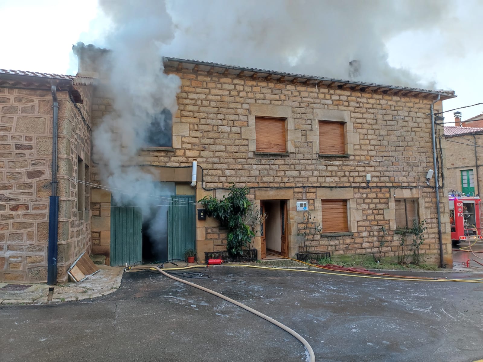 Fotos: Imágenes del incendio en Palacios de la Sierra