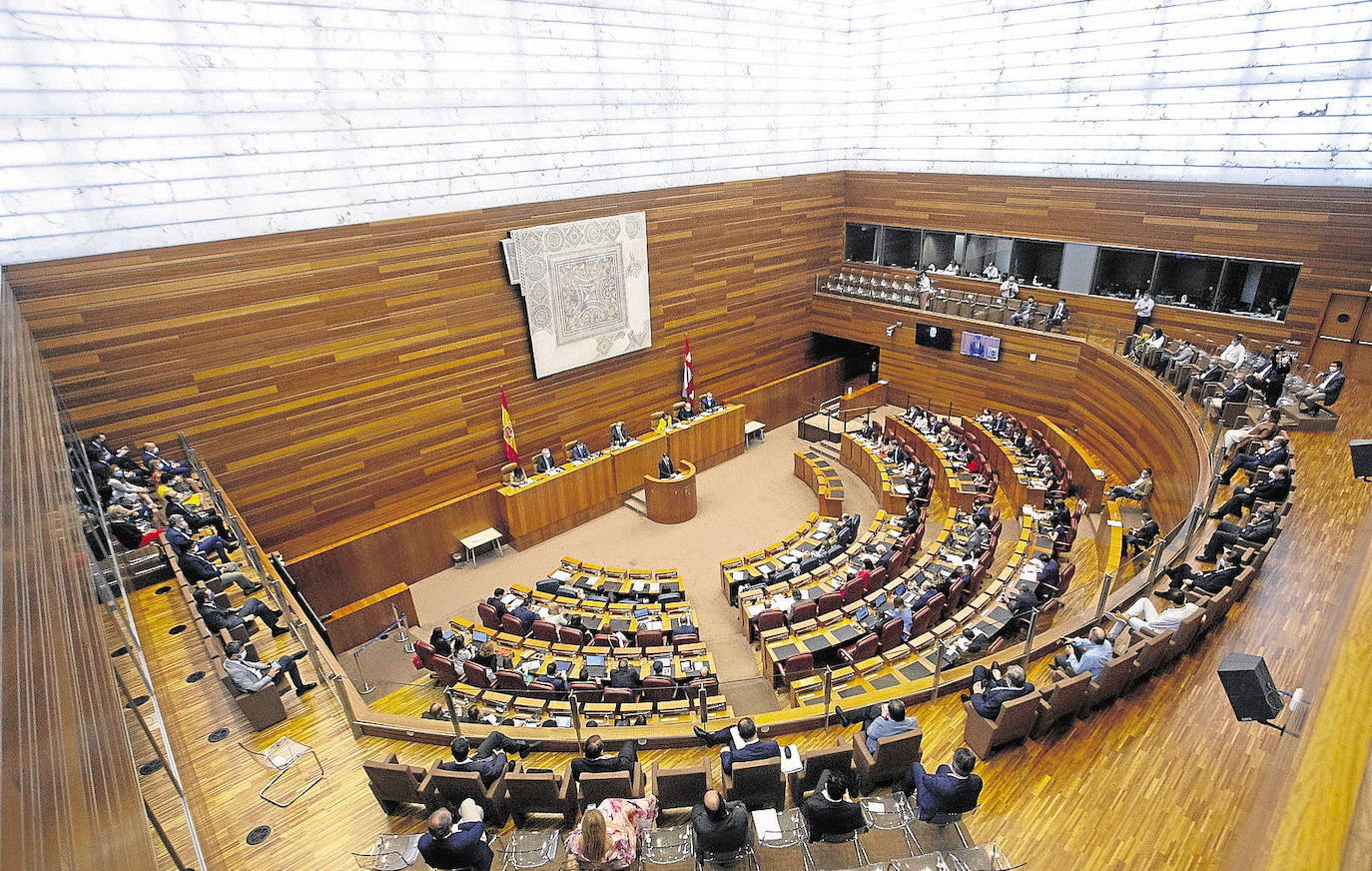 Pleno de las Cortes de Castilla y León. 