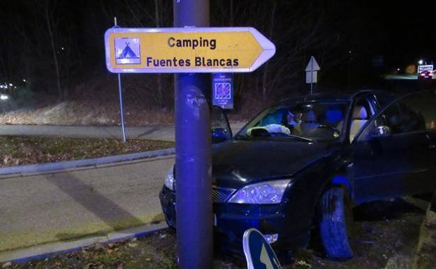 El fin de semana se salda con 30 accidentes de tráfico en Burgos, dos de ellos con fuga del conductor