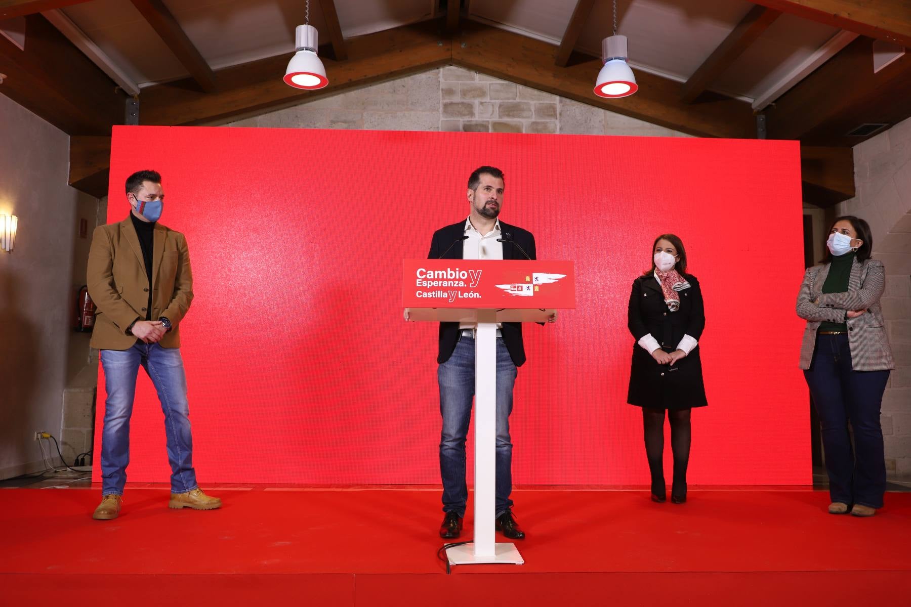 Fotos: Luis Tudanca inicia la campaña en Burgos