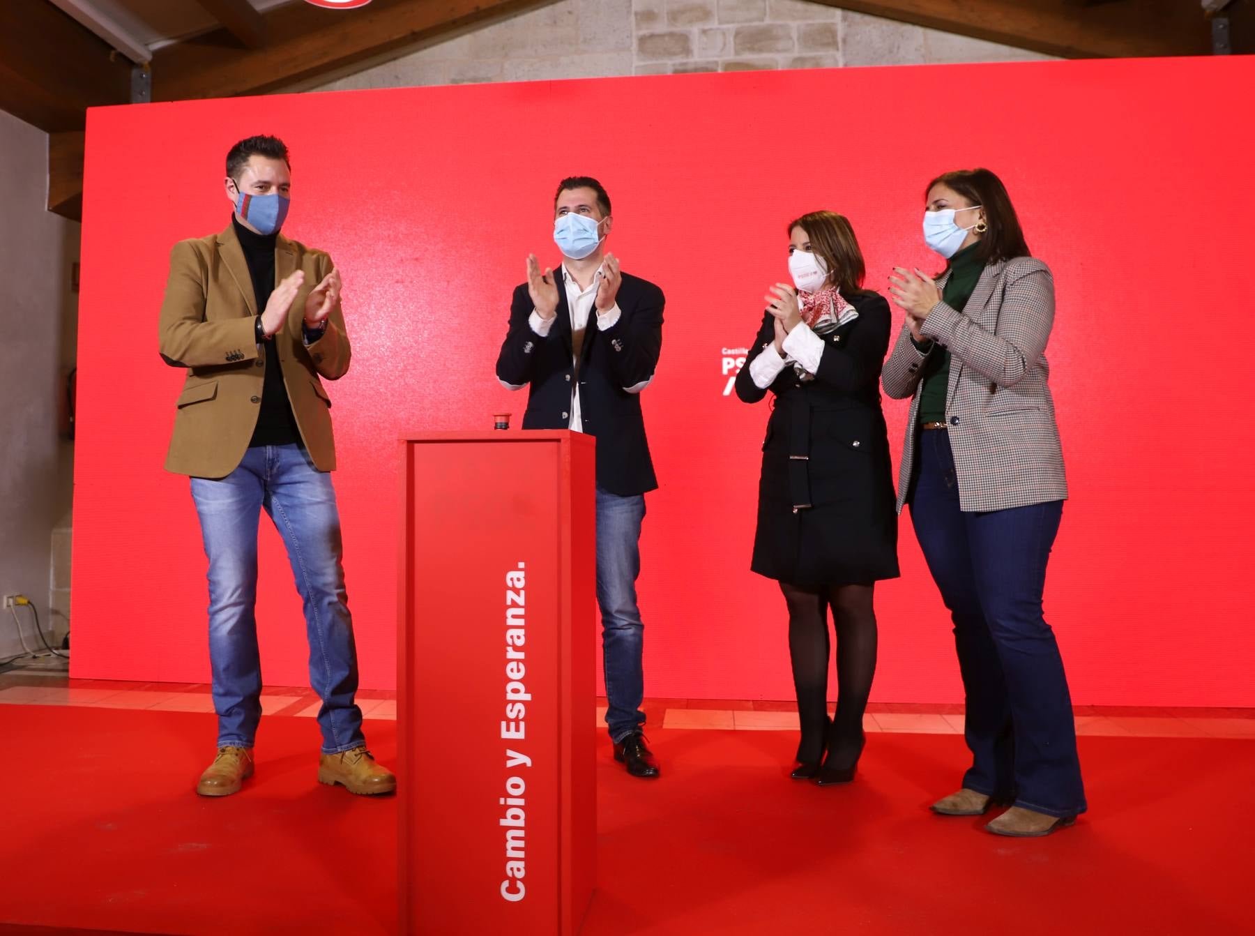 Fotos: Luis Tudanca inicia la campaña en Burgos