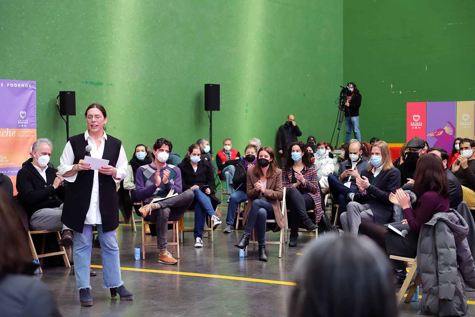 Acto de camoaña de Unidas Podemos.