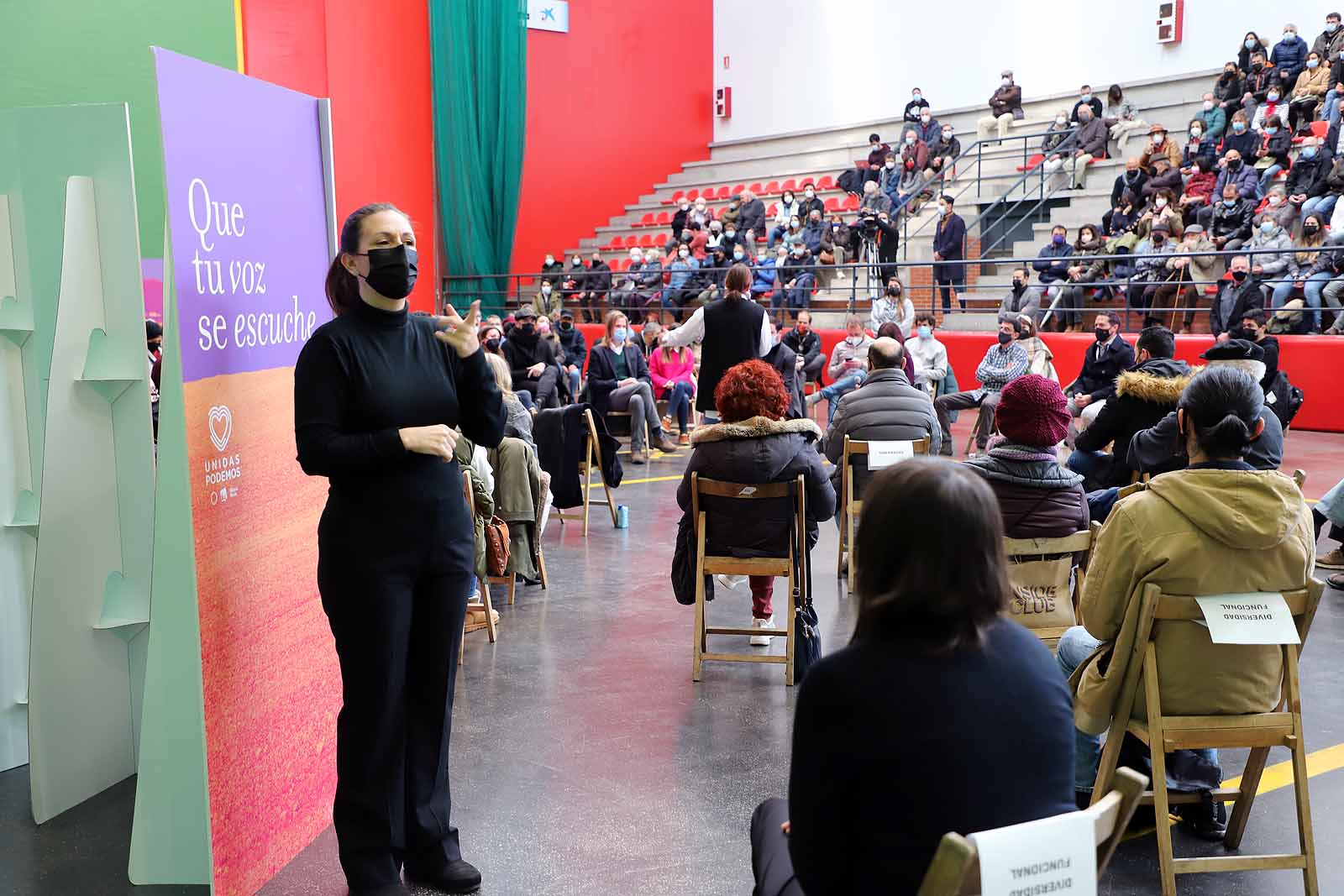 Acto de camoaña de Unidas Podemos.