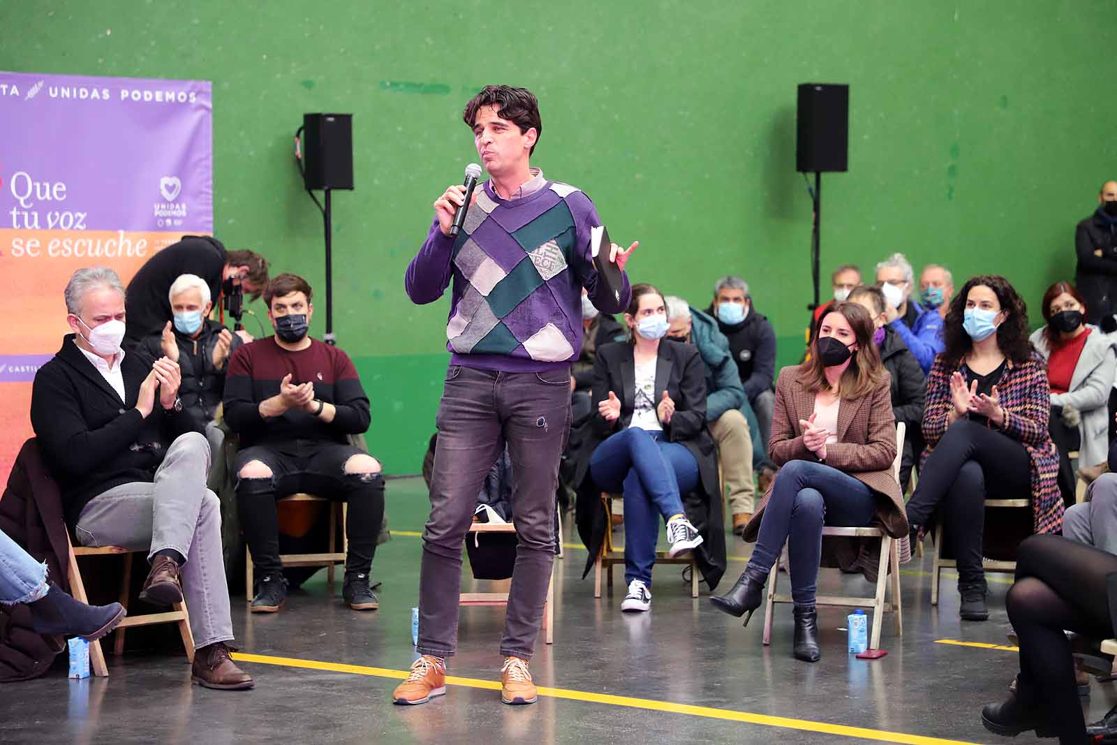 Acto de camoaña de Unidas Podemos.