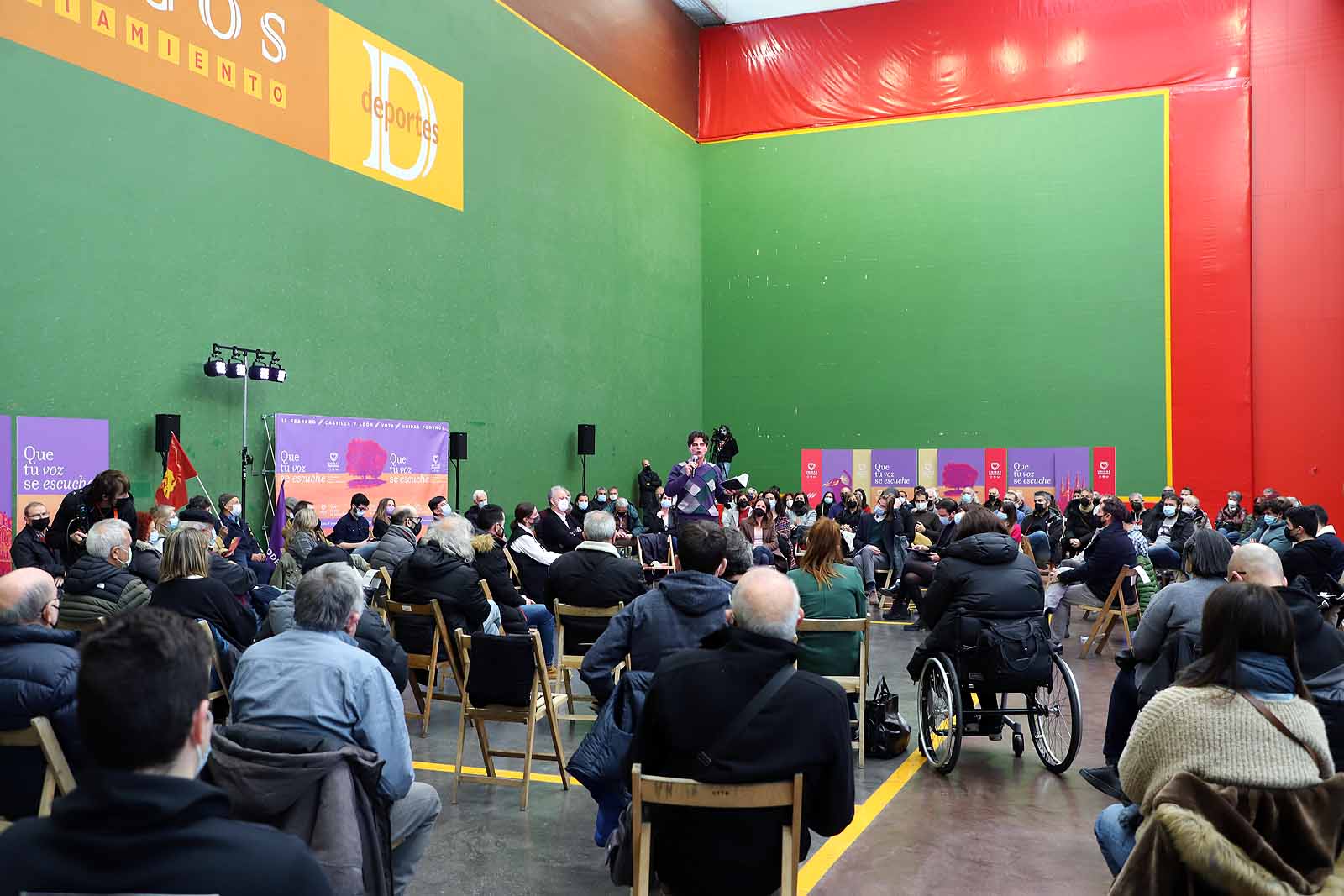 Acto de camoaña de Unidas Podemos.