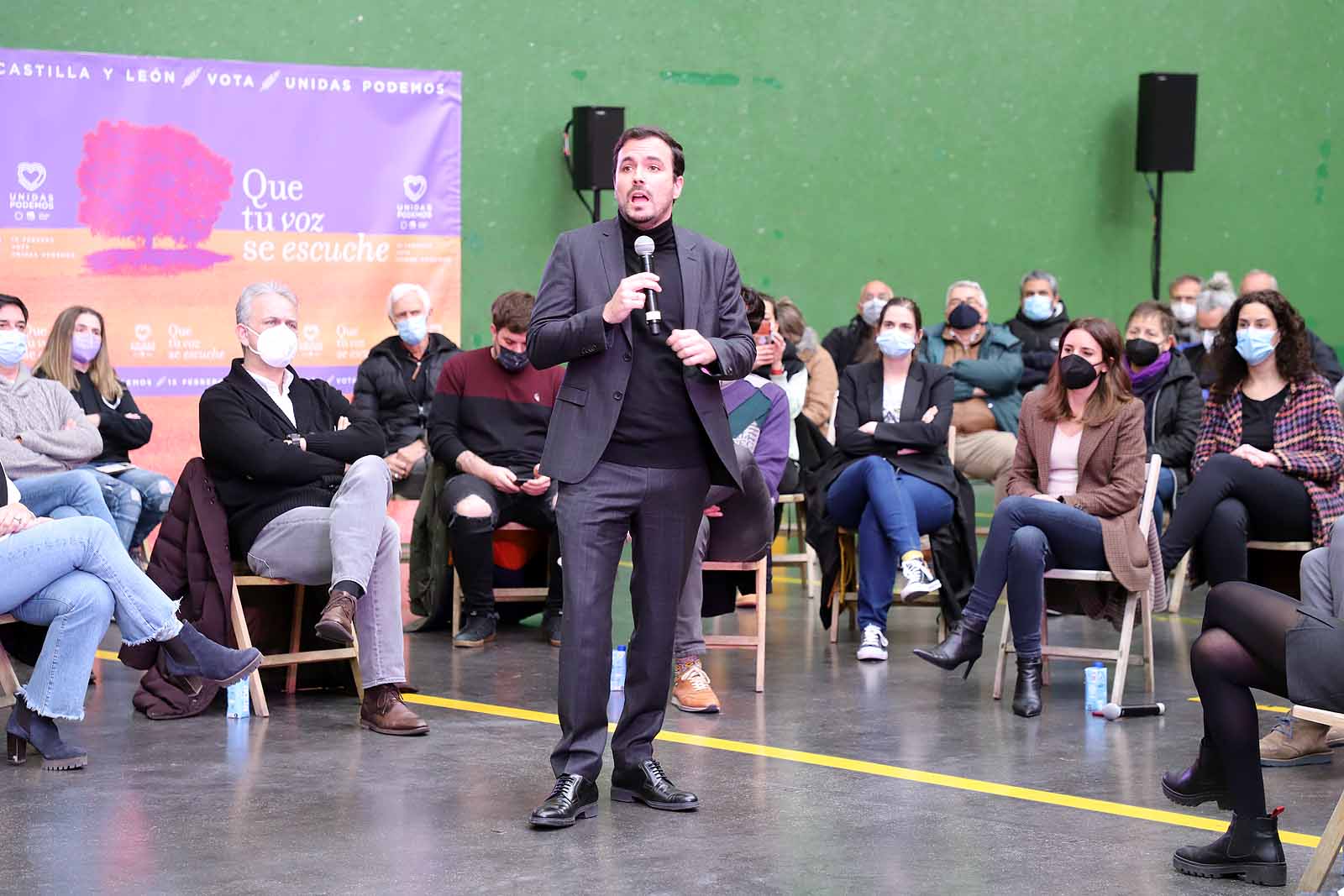 Acto de camoaña de Unidas Podemos.