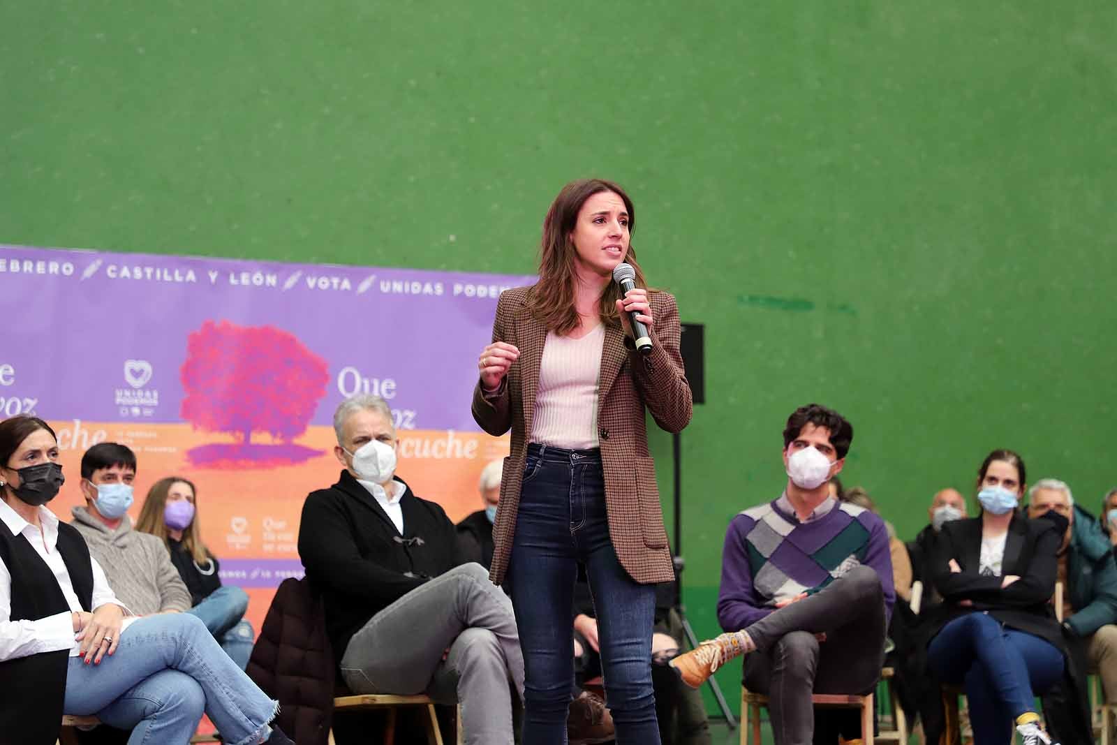 Acto de camoaña de Unidas Podemos.