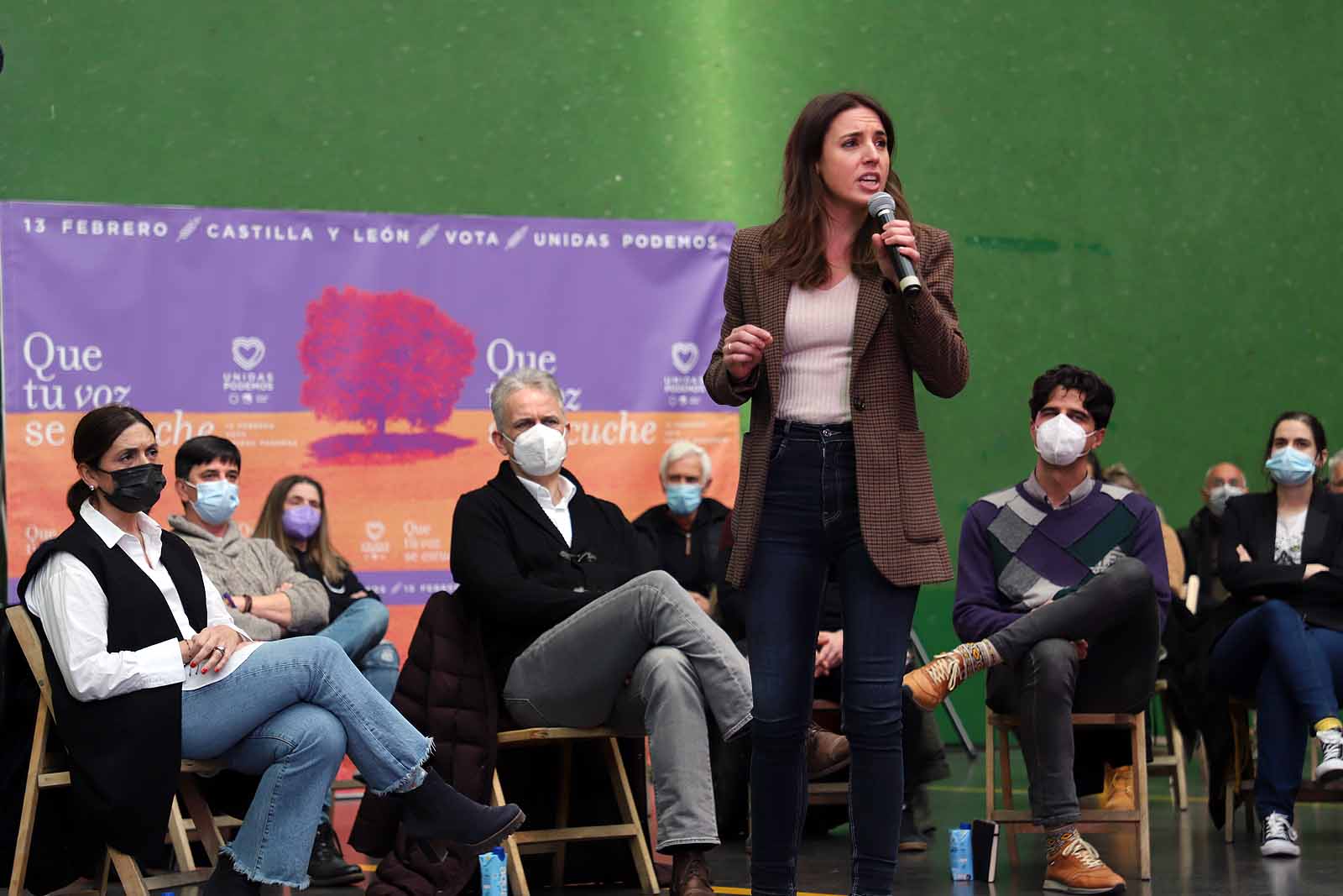 Acto de camoaña de Unidas Podemos.