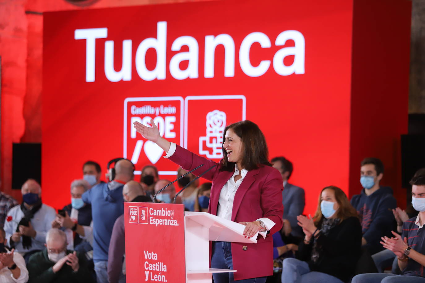 Pedro Sánchez y José Luis Rodríguez Zapatero apoyan a Tudanca en Burgos.