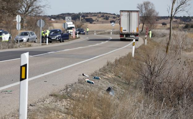 Muere un joven de 33 años arrollado por un camión en Castrillo de la Vega