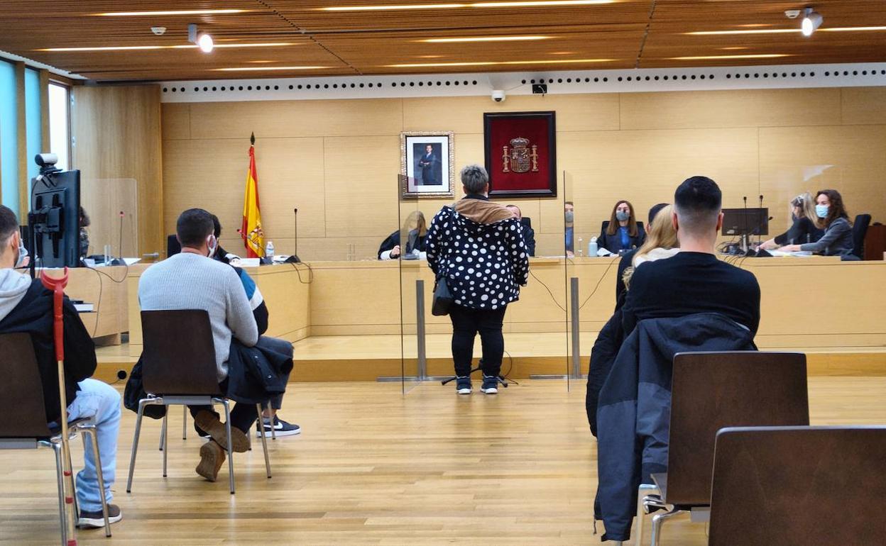 Tercera vista del juicio por grupo criminal en Aranada celebrado en la Audicencia Provincial de Burgos