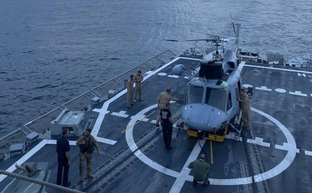 Helicóptero para la evacuación de enfernos o heridos.