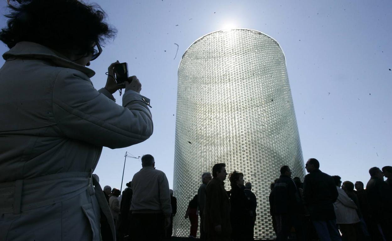 Monumento a las víctimas del 11-M, en Atocha (Madrid)