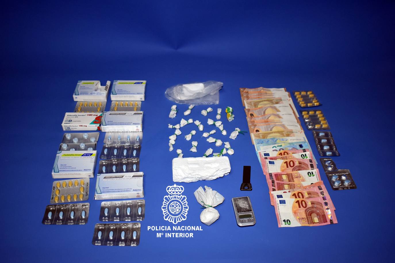 Detenido en Burgos por usar su negocio para vender drogas y pastillas para la disfunción eréctil