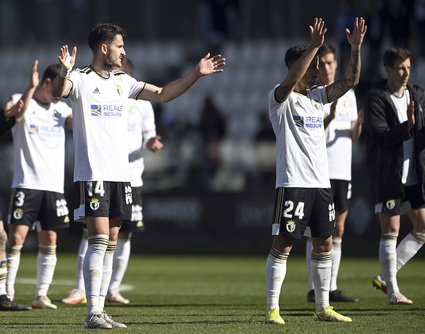 Imágenes del Burgos CF-Real Sociedad B disputado en El Plantío