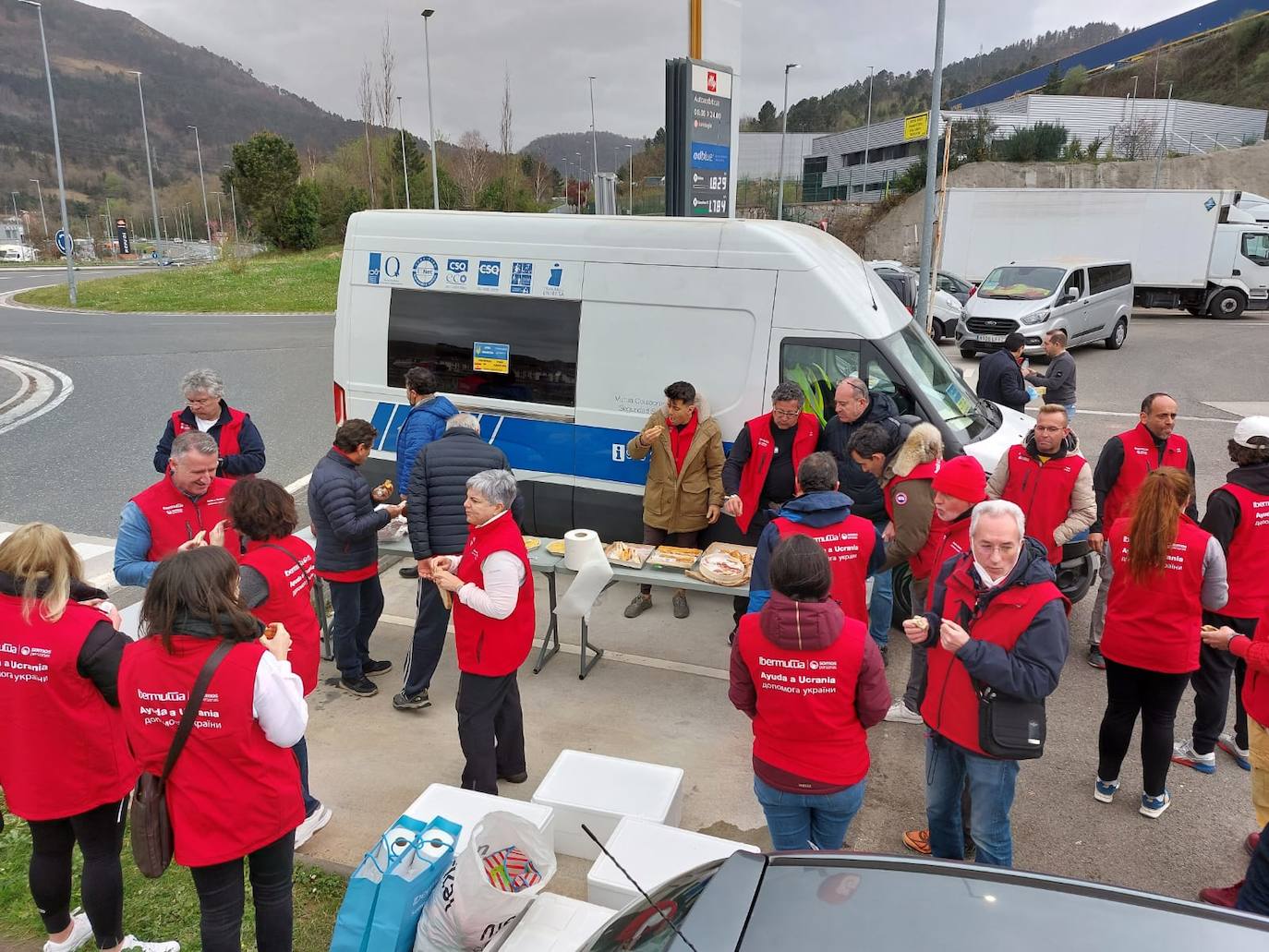 Ayuda humanitaria de España para Ucrania.