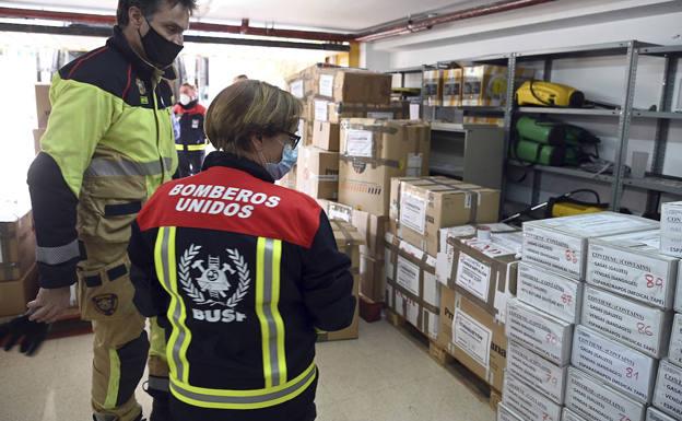 Burgos cede a Ucrania material de su servicio de Bomberos