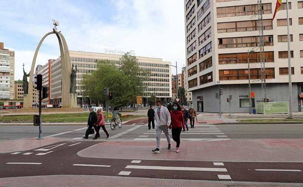 Conexión bici de la Avenida Reyes Católicos con la Avenida de la Paz ubicada en Plaza España