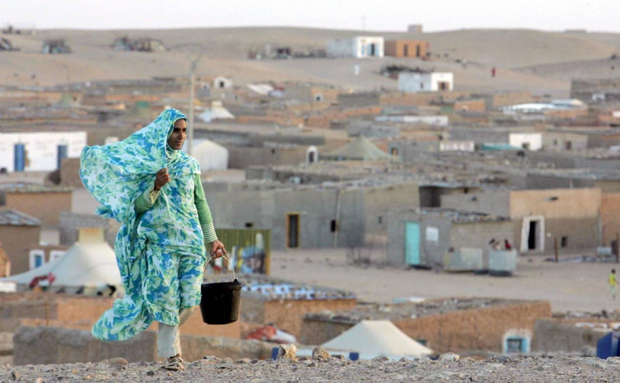 Campamento de refugiados en Tinduf (Argelia).